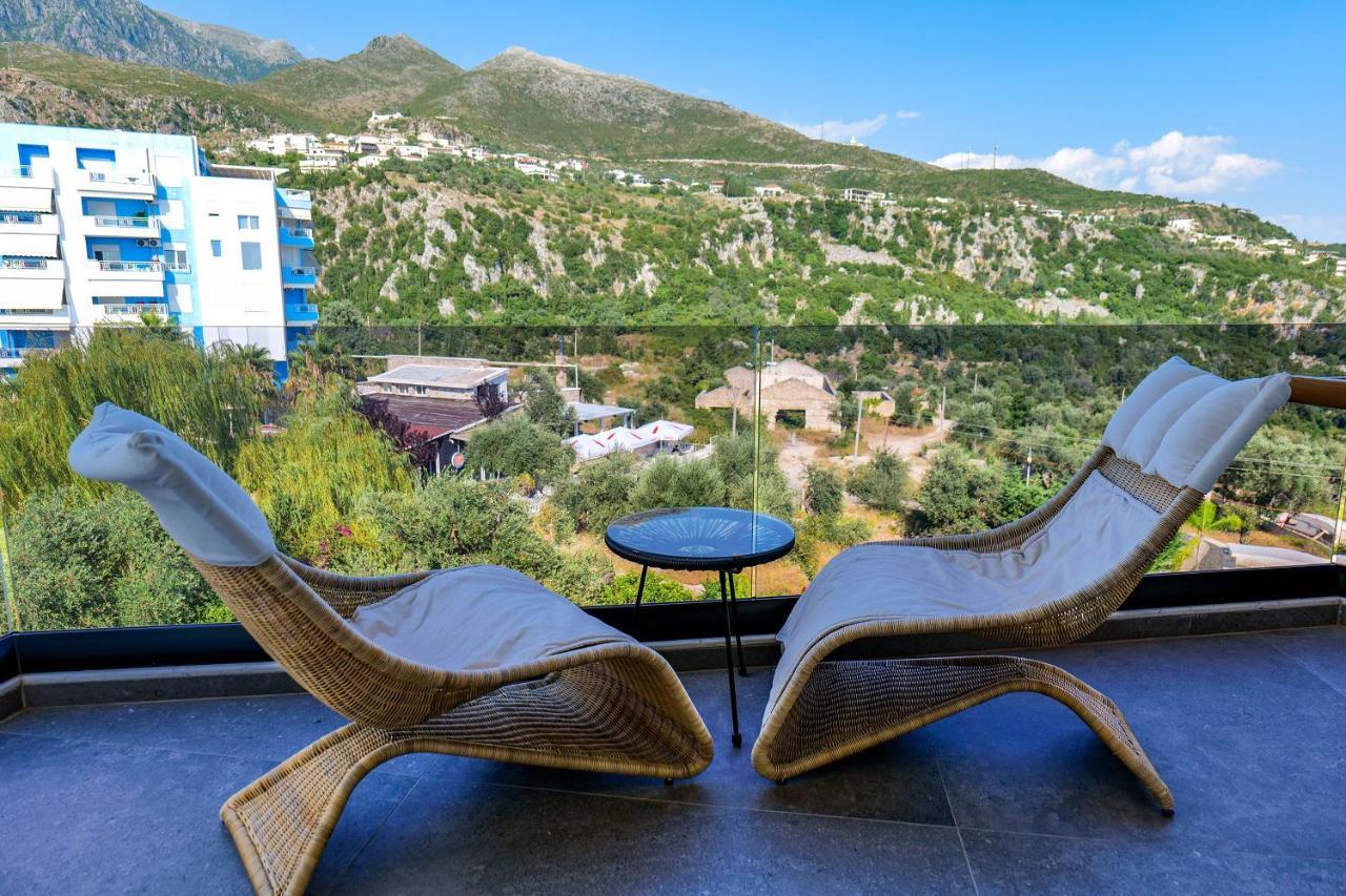 Blue Boutique Hotel Dhërmi Exterior foto